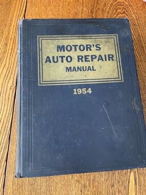 VINTAGE 1954 Motor's Auto Repair Manual VINTAGE